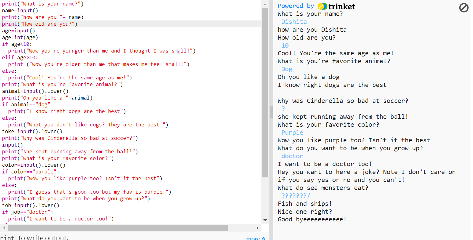 Message bot