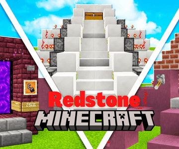 I made Minecraft in Minecraft with redstone! 