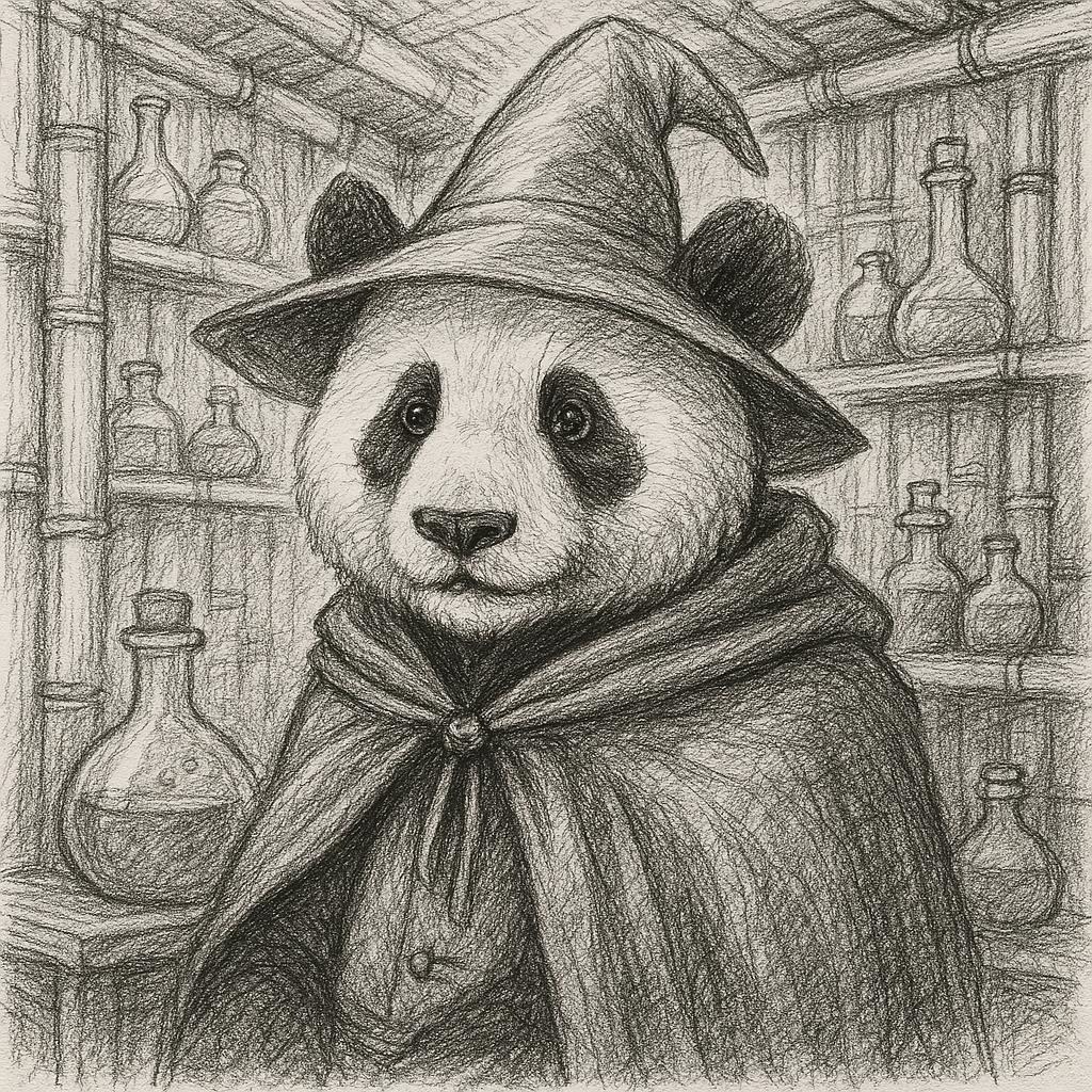 panda portrait